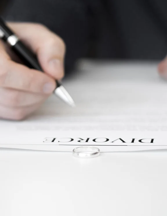 Signing a legal document